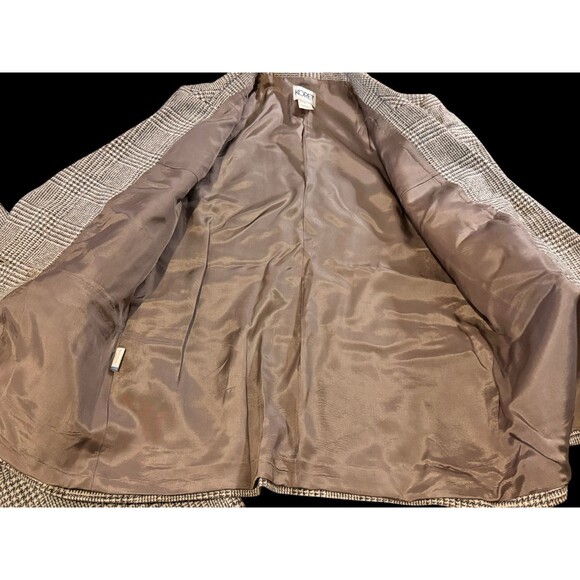 Koret Wool Blend 2 Piece Skirt Suit Vintage Womens Size 10 - 12 Gray Plaid - Picture 12 of 14